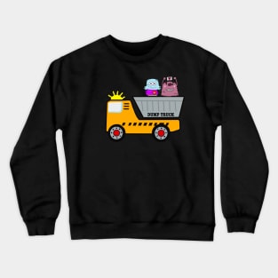 Shurkasons riding a truck Crewneck Sweatshirt